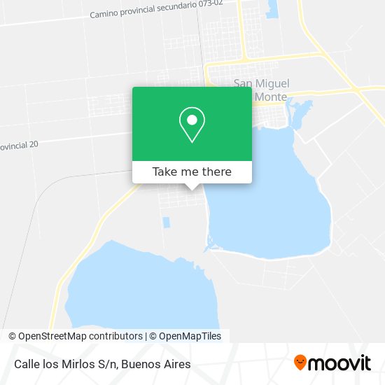 Calle los Mirlos S/n map