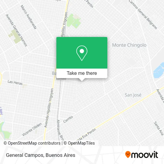 Mapa de General Campos