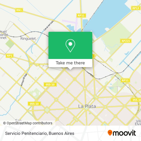 Mapa de Servicio Penitenciario