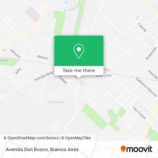 Avenida Don Bosco map