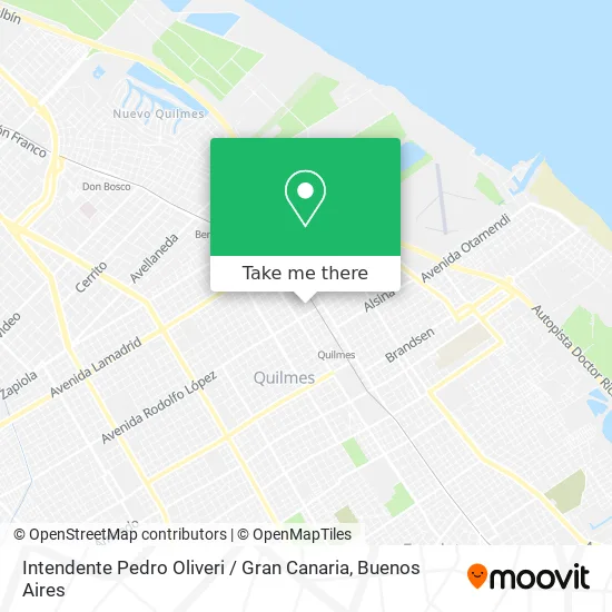 Mapa de Intendente Pedro Oliveri / Gran Canaria