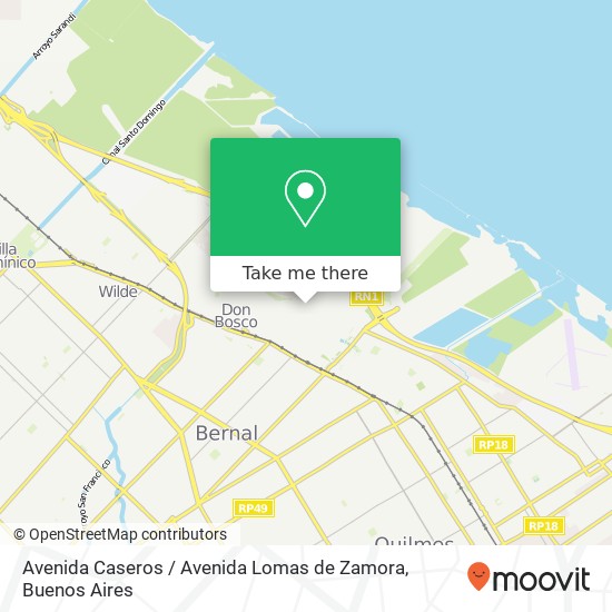 Avenida Caseros / Avenida Lomas de Zamora map