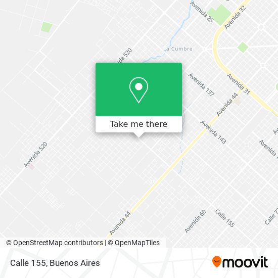 Calle 155 map