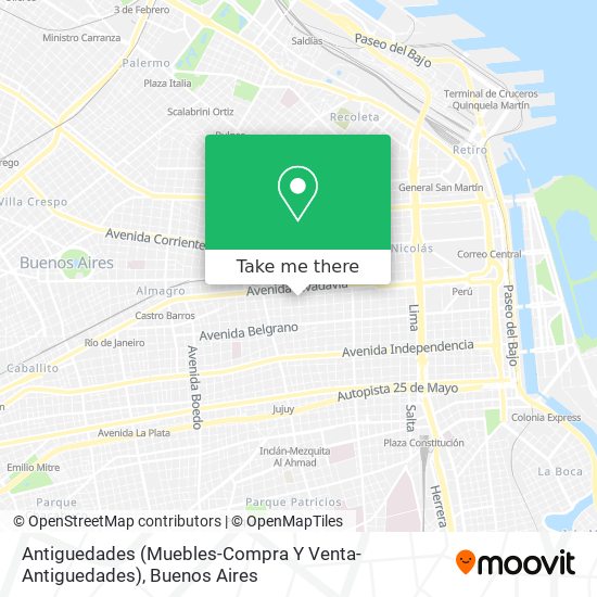 Antiguedades (Muebles-Compra Y Venta-Antiguedades) map