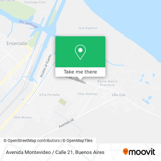Mapa de Avenida Montevideo / Calle 21