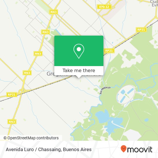 Avenida Luro / Chassaing map