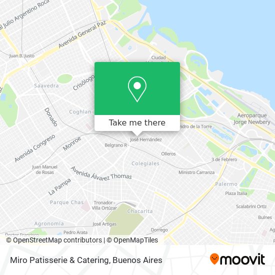 Miro Patisserie & Catering map