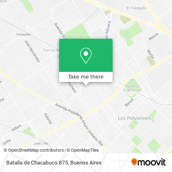 Mapa de Batalla de Chacabuco 875