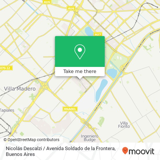 Nicolás Descalzi / Avenida Soldado de la Frontera map