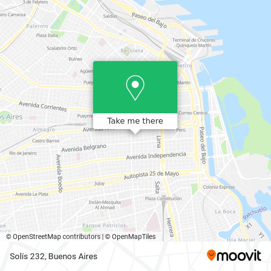 Mapa de Solís 232