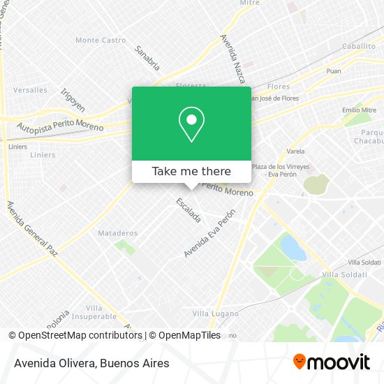 Avenida Olivera map