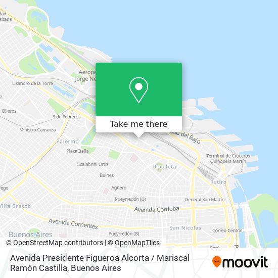 Avenida Presidente Figueroa Alcorta / Mariscal Ramón Castilla map