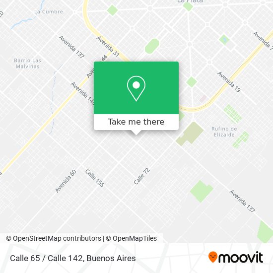 Calle 65 / Calle 142 map