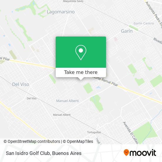 Mapa de San Isidro Golf Club