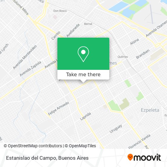 Estanislao del Campo map