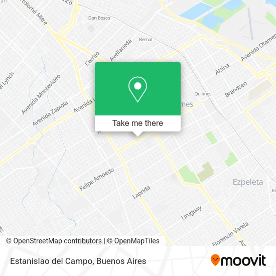 Mapa de Estanislao del Campo