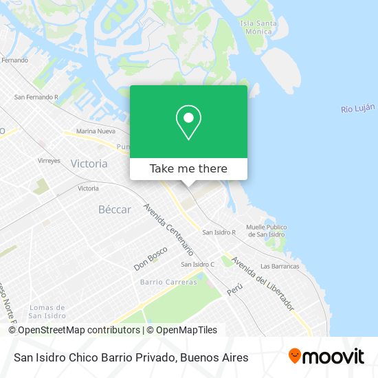 San Isidro Chico Barrio Privado map