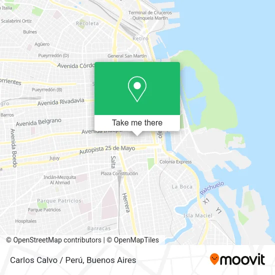 Carlos Calvo / Perú map