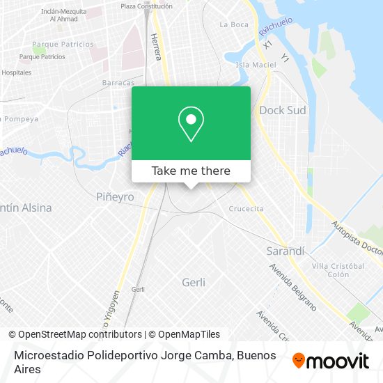 Microestadio Polideportivo Jorge Camba map