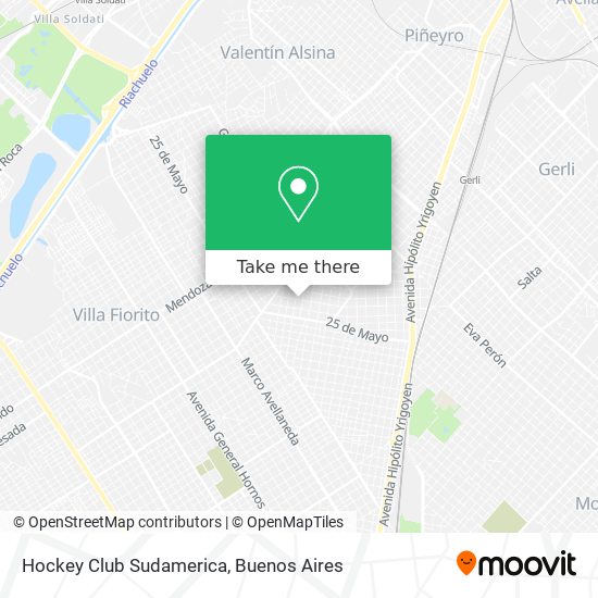 Hockey Club Sudamerica map