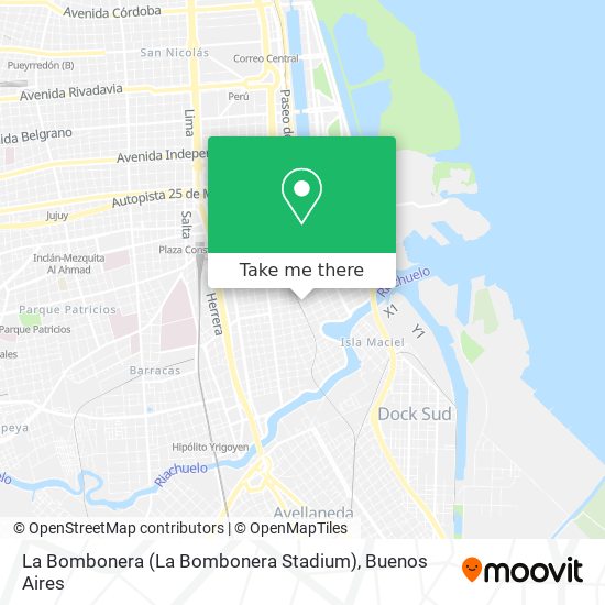 La Bombonera (La Bombonera Stadium) map