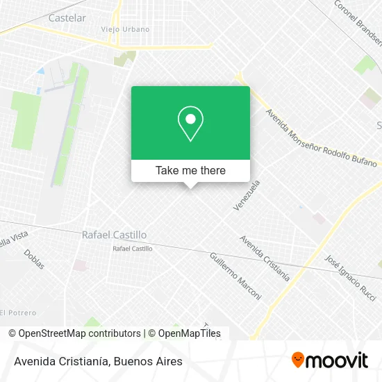 Mapa de Avenida Cristianía