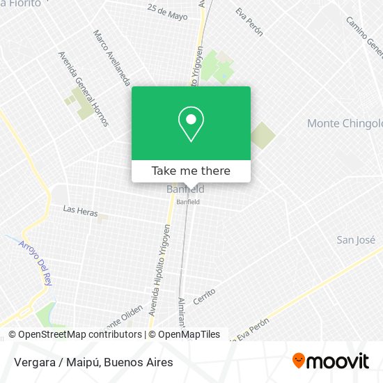 Vergara / Maipú map