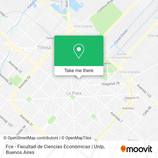 Fce - Facultad de Ciencias Económicas | Unlp map