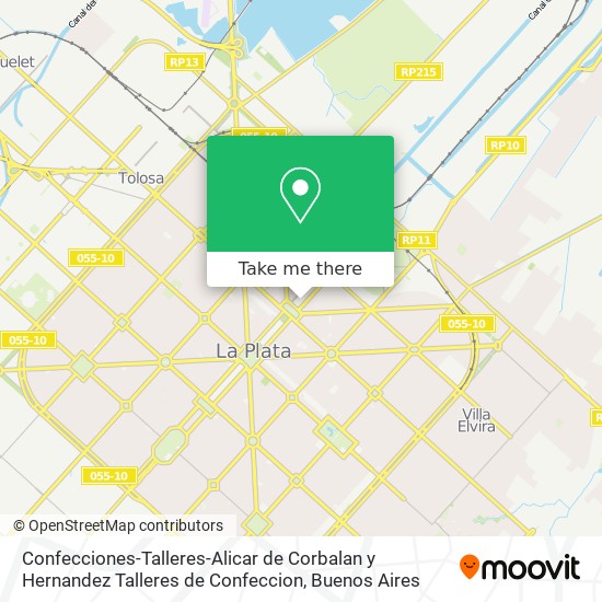 Confecciones-Talleres-Alicar de Corbalan y Hernandez Talleres de Confeccion map