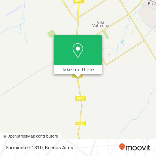 Sarmiento - 1310 map