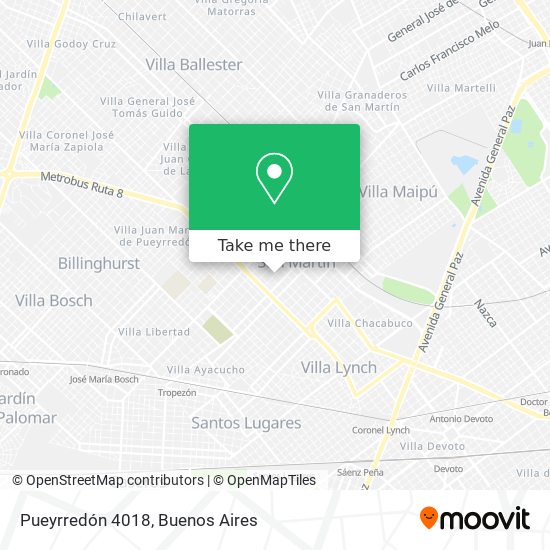Pueyrredón 4018 map