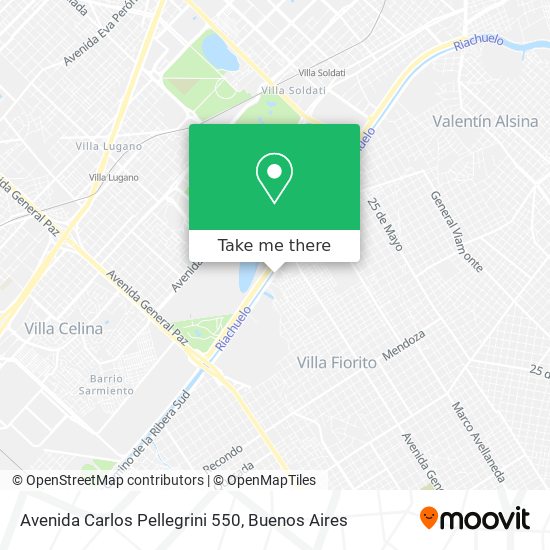 Avenida Carlos Pellegrini 550 map