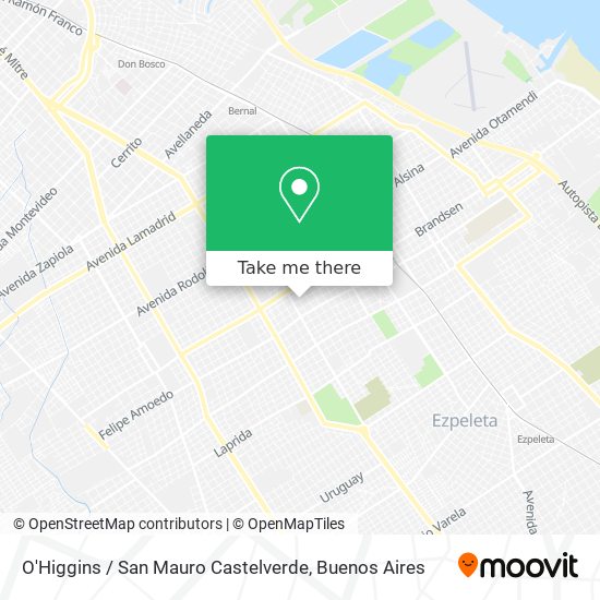 Mapa de O'Higgins / San Mauro Castelverde