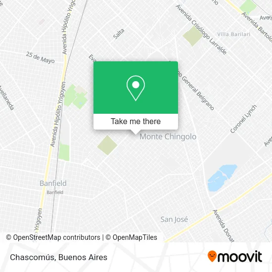 Mapa de Chascomús