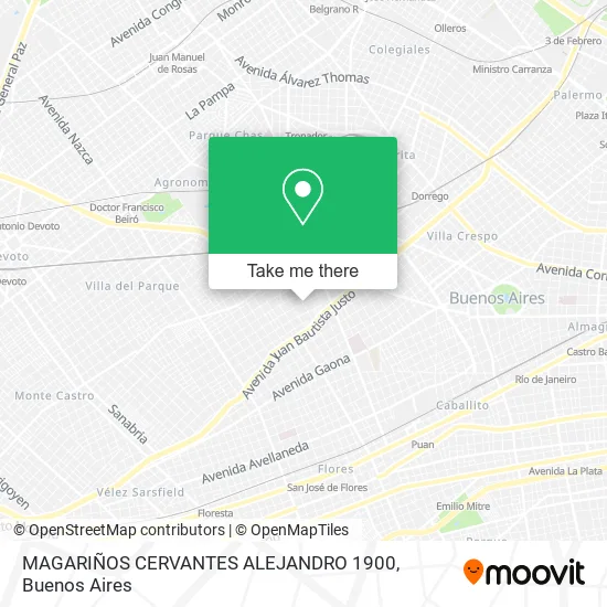 MAGARIÑOS CERVANTES  ALEJANDRO 1900 map