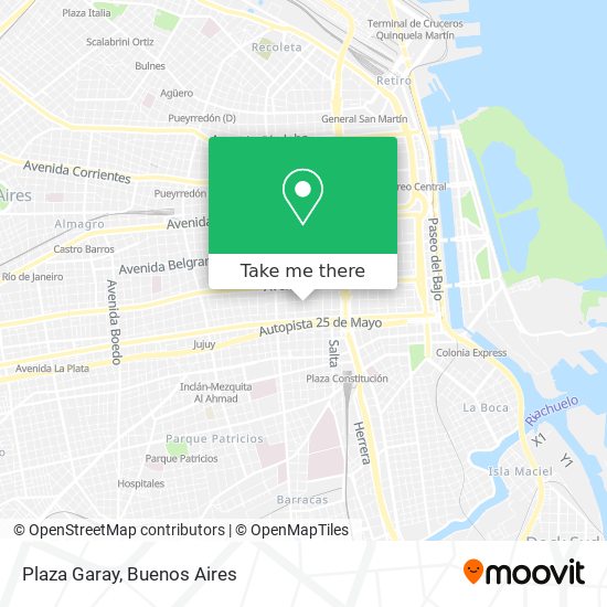 Mapa de Plaza Garay