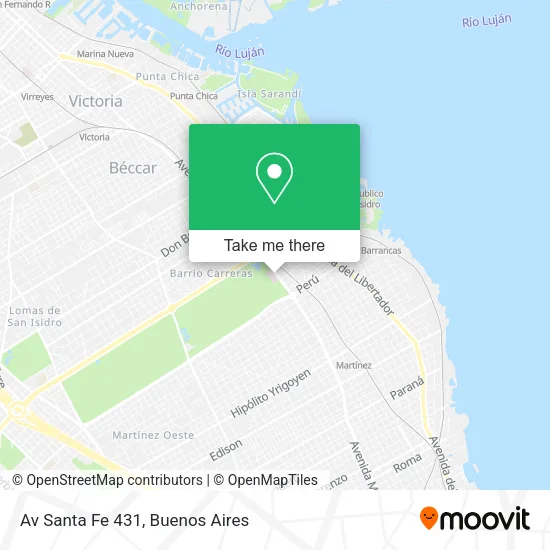 Av Santa Fe 431 map