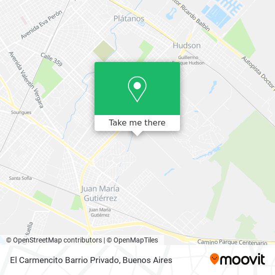 El Carmencito Barrio Privado map