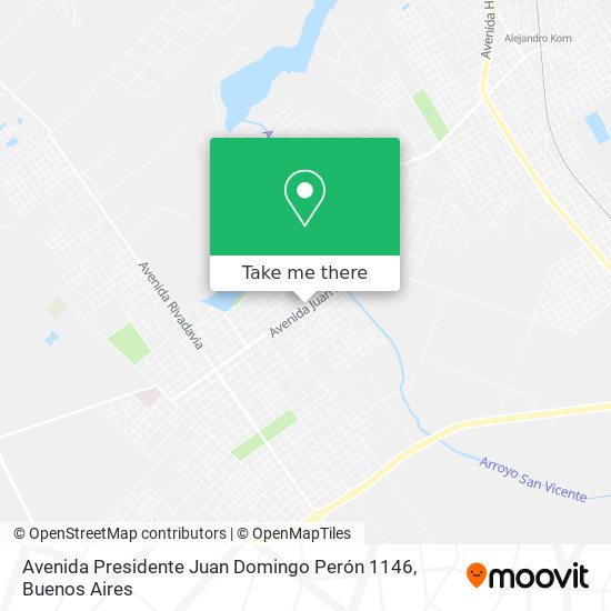 Avenida Presidente Juan Domingo Perón 1146 map