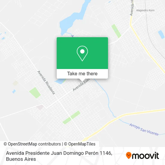 Avenida Presidente Juan Domingo Perón 1146 map
