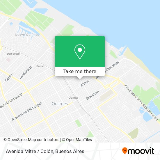 Avenida Mitre / Colón map