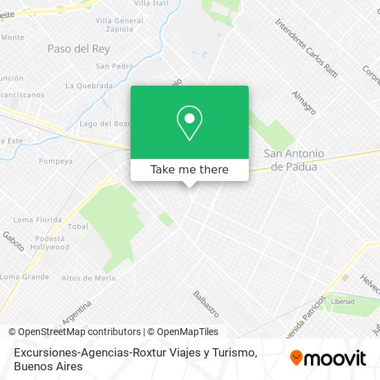 Mapa de Excursiones-Agencias-Roxtur Viajes y Turismo