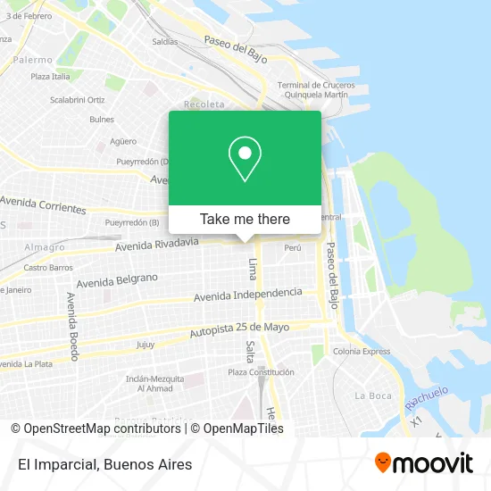 El Imparcial map