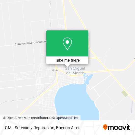Mapa de GM - Servicio y Reparación