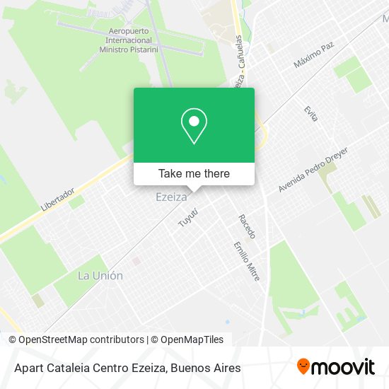 Apart Cataleia Centro Ezeiza map