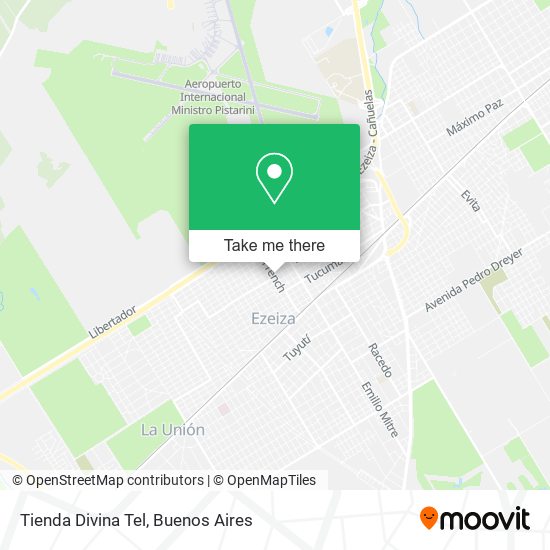 Tienda Divina Tel map