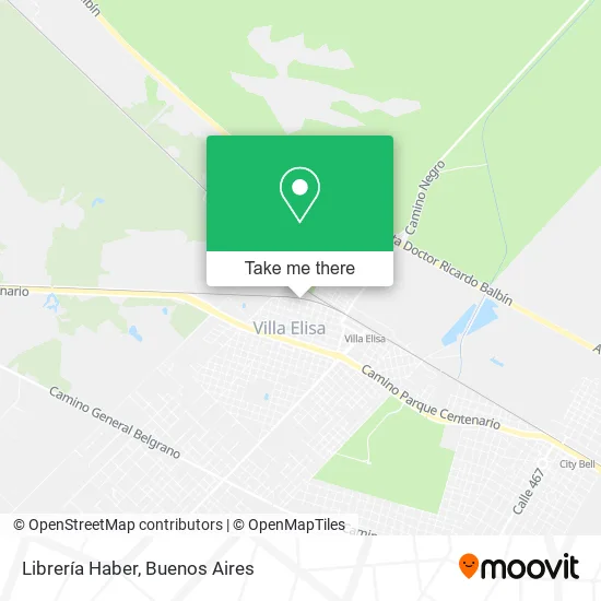 Mapa de Librería Haber