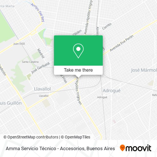 Mapa de Amma Servicio Técnico - Accesorios