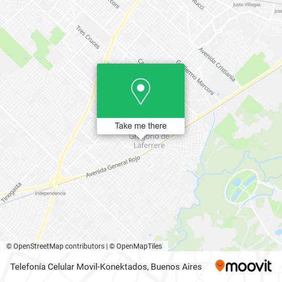 Telefonía Celular Movil-Konektados map