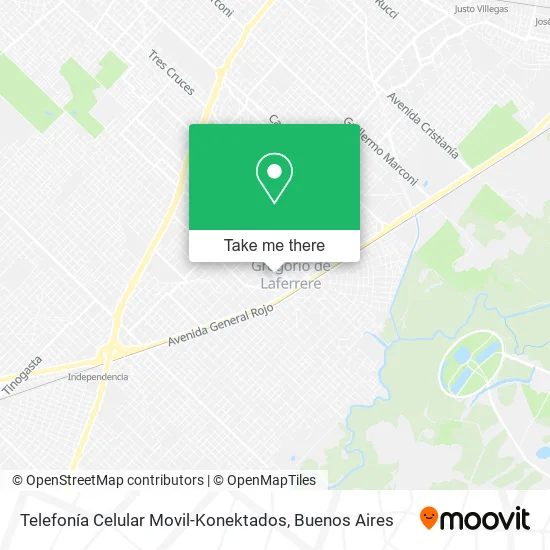 Telefonía Celular Movil-Konektados map